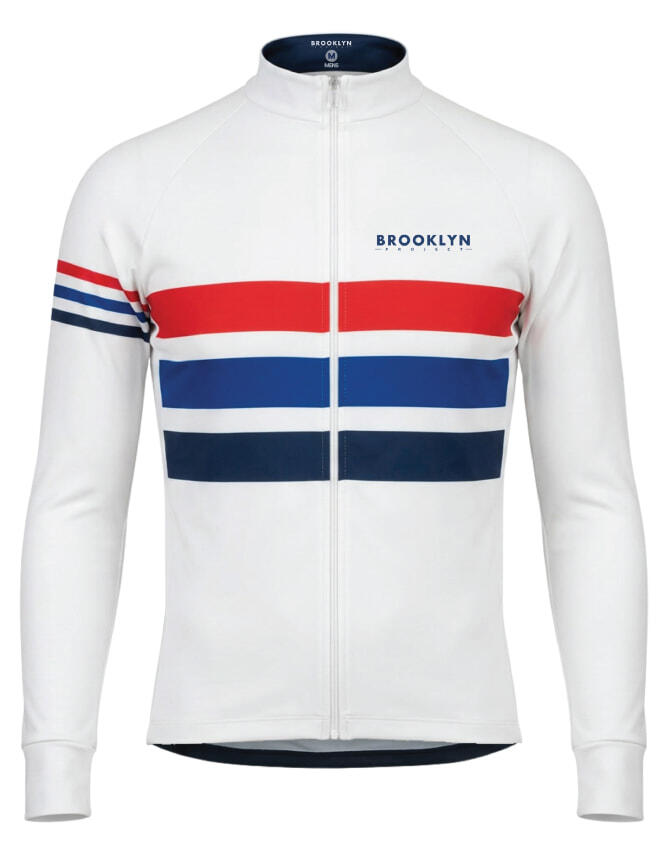 Men's Pro Thermal Cycling Jacket - White, Windproof