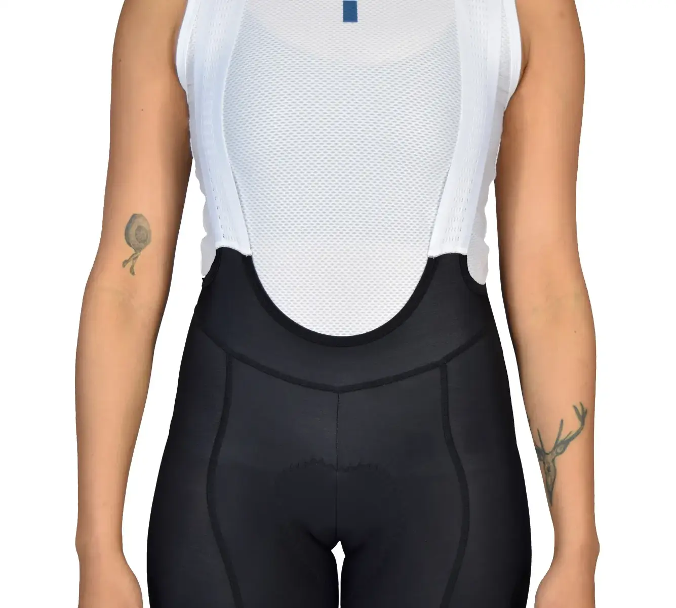 Women’s Pro Cycling Bib Shorts - High-Density Chamois Padding, Compression Black