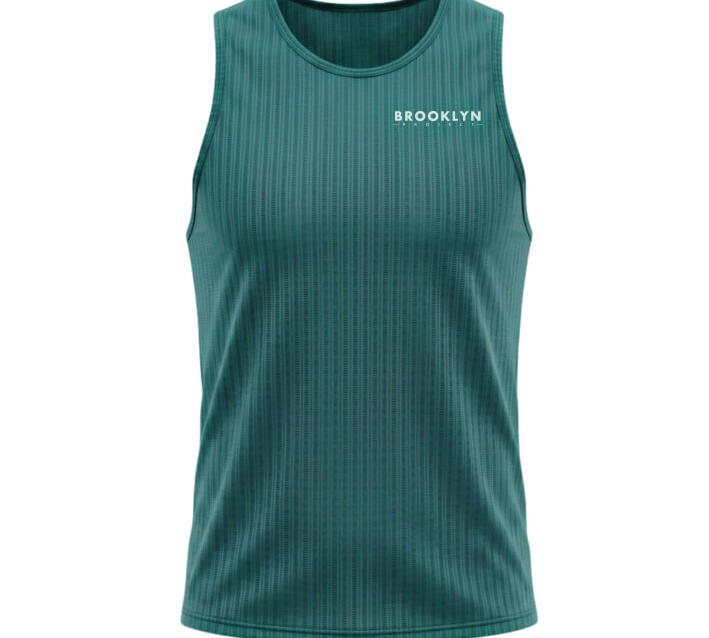 Women's Elite Lightweight Run Singlet - Breathable Technical Singlet, Dark Green