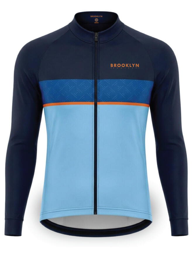 Men's Pro Thermal Cycling Jacket - Blue, Windproof