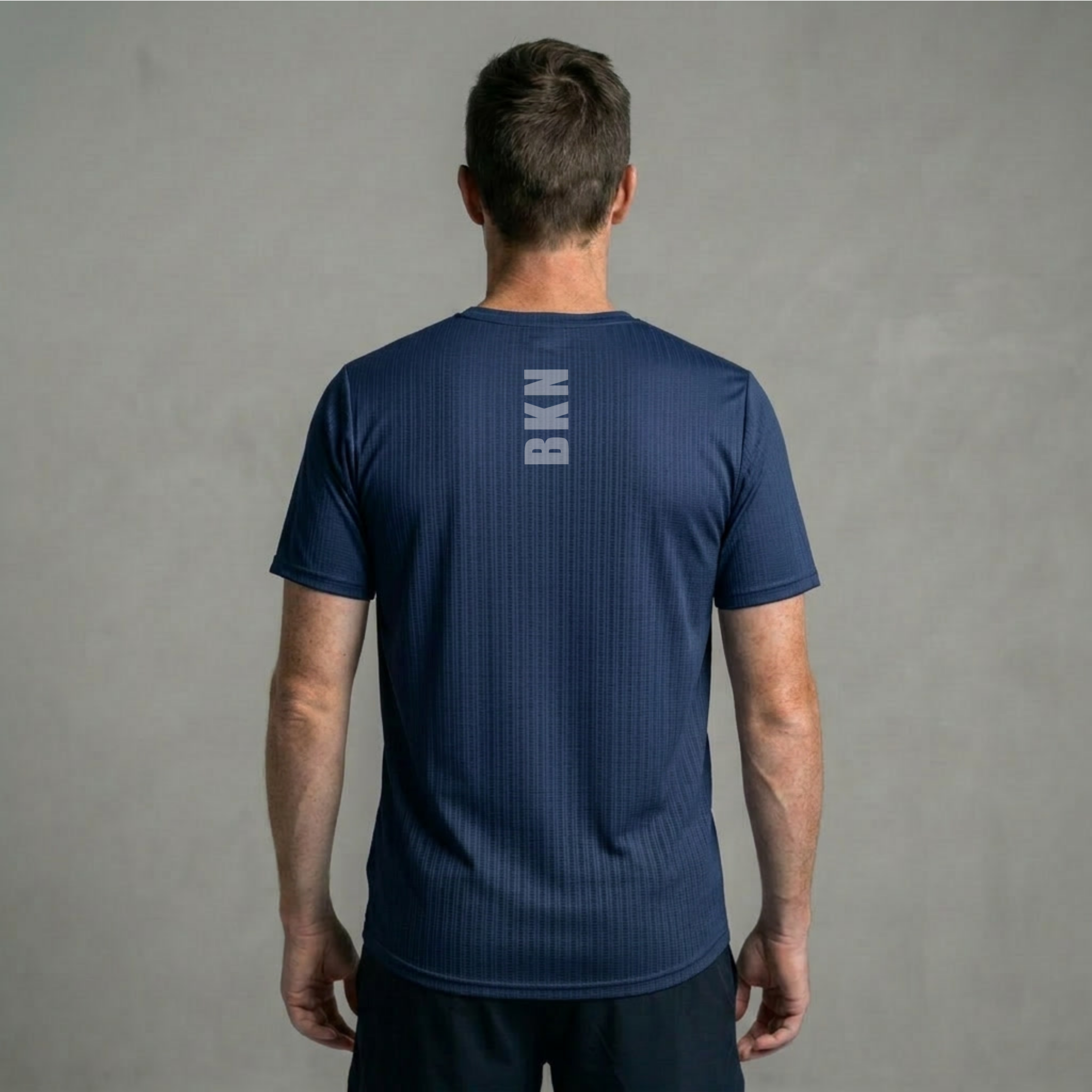 Men's Elite Lightweight Running T-Shirt - Breathable Technical Tee, Navy