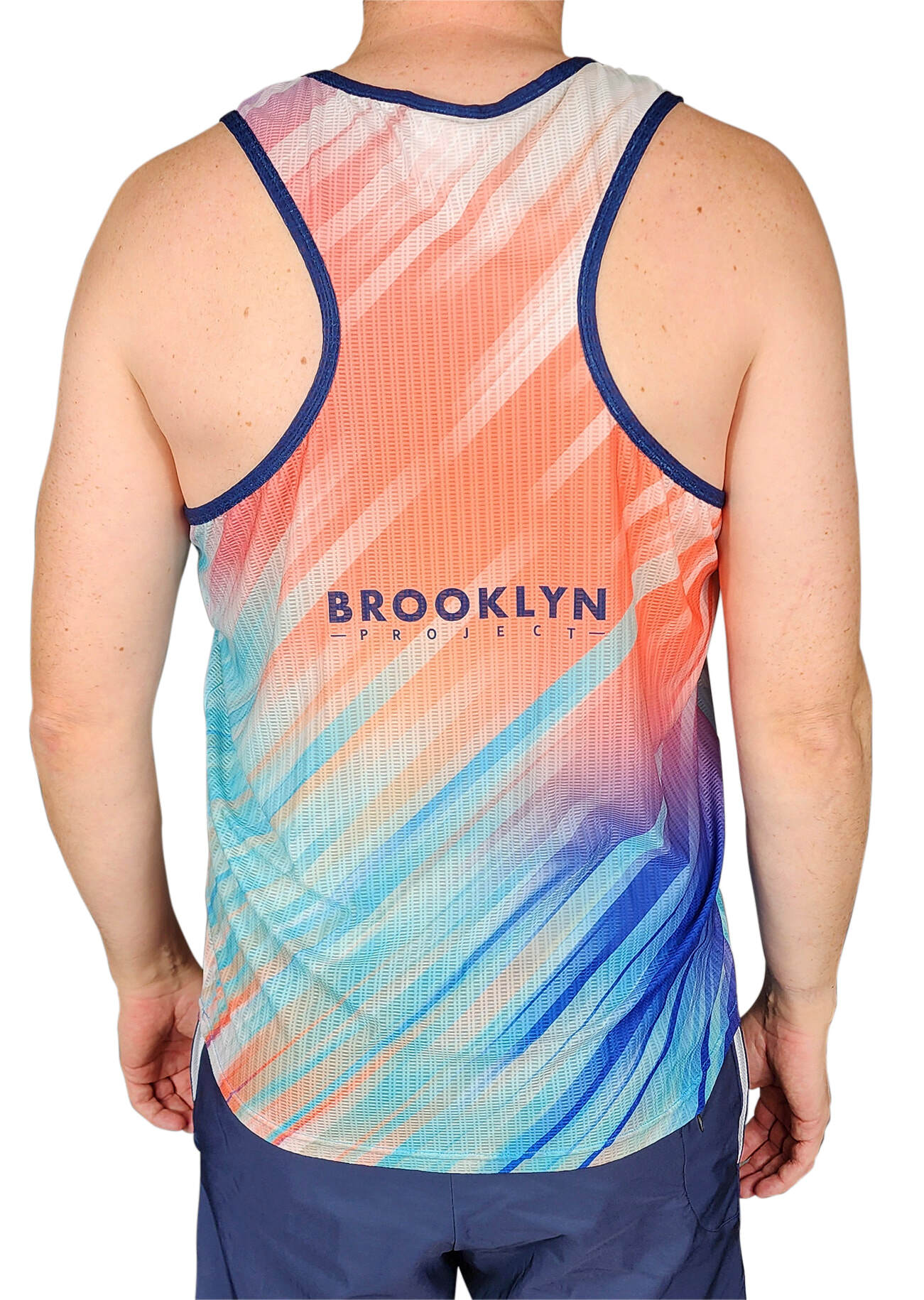 Men's Elite Lightweight Run Singlet - Breathable Technical Singlet, Multi-Colour