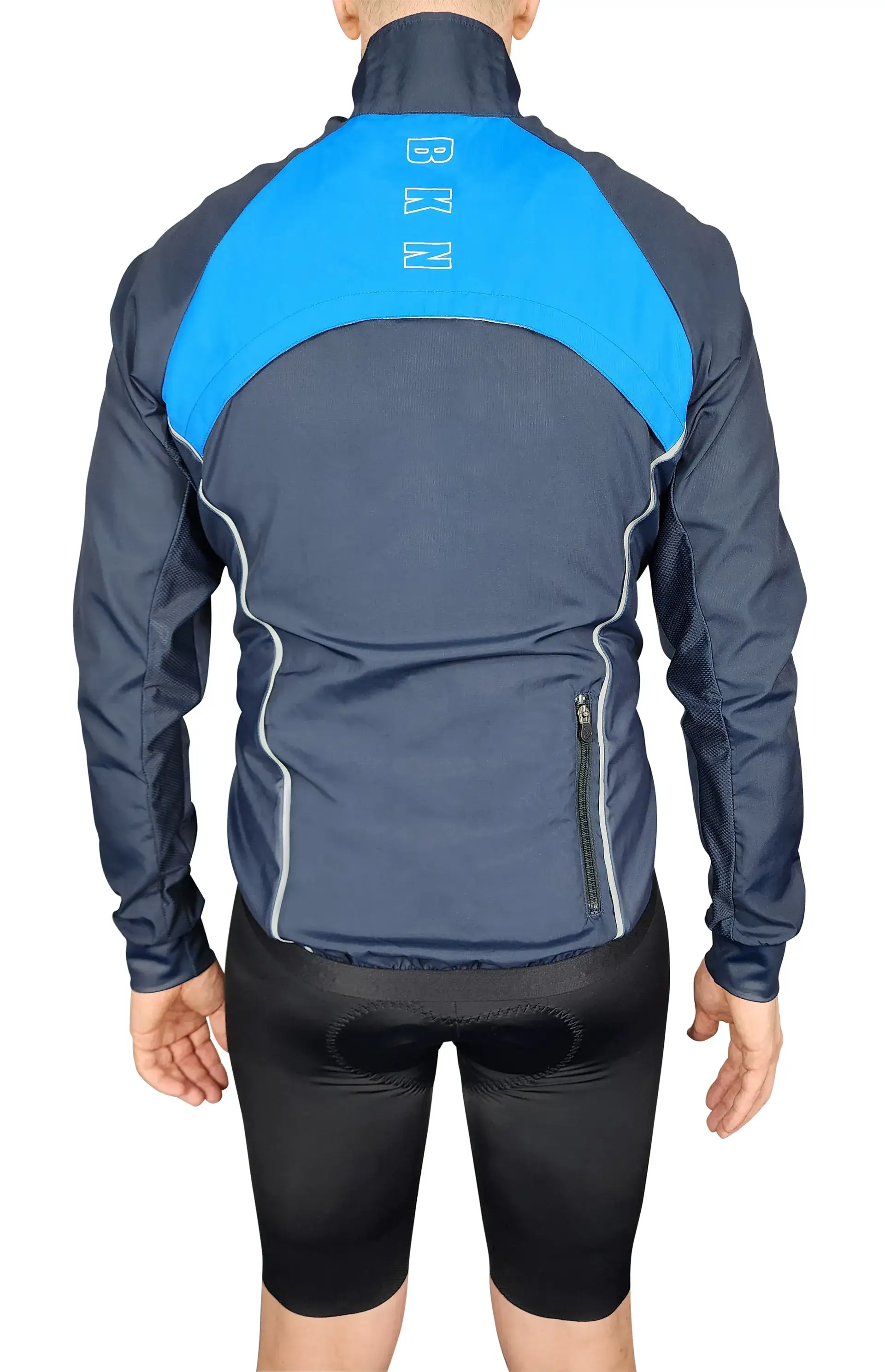 Men's Lightweight Navy Blue Capsule Jacket – Packable & Water-Resistant