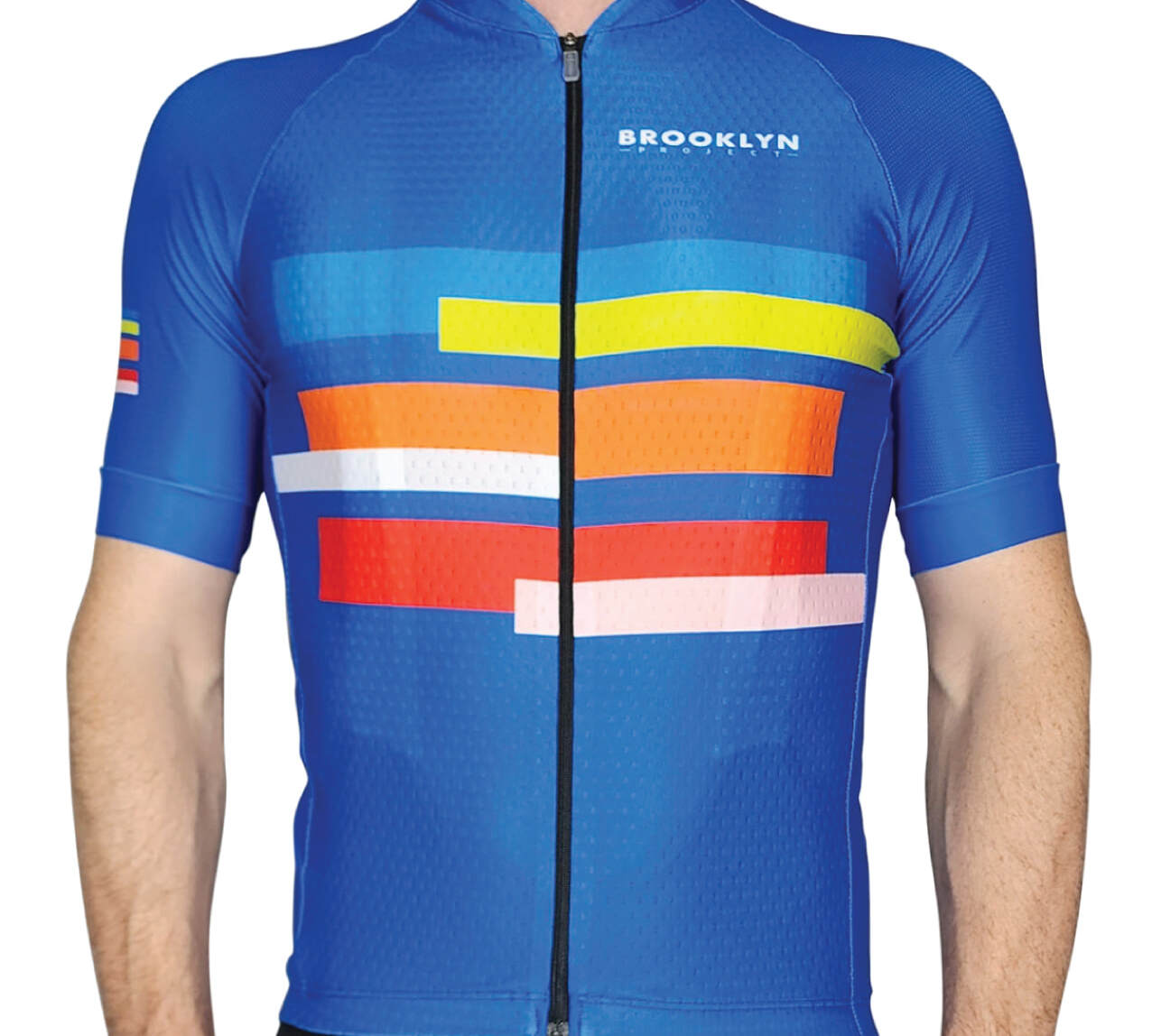 Men's Pro Cycling Jersey - Blocks Blue Royal | Lightweight Performance