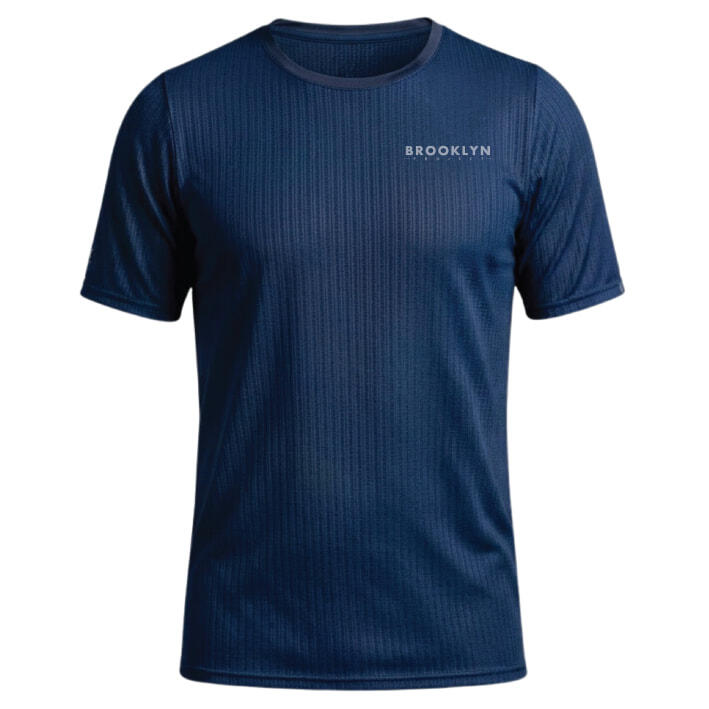 Men's Elite Lightweight Running T-Shirt - Breathable Technical Tee, Petrol Blue