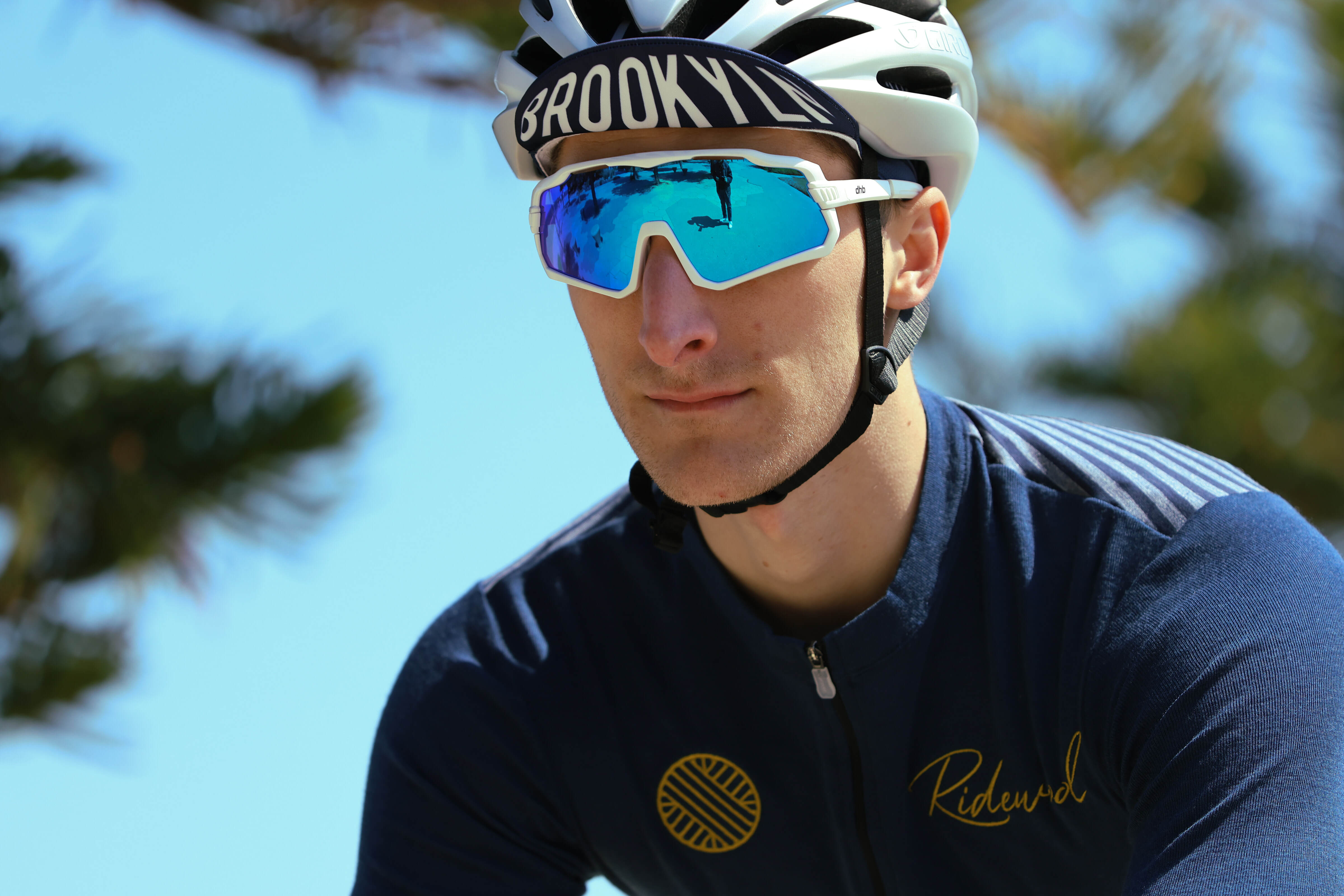 Merino Wool Cycling Jersey Long Sleeve Ridewool Navy