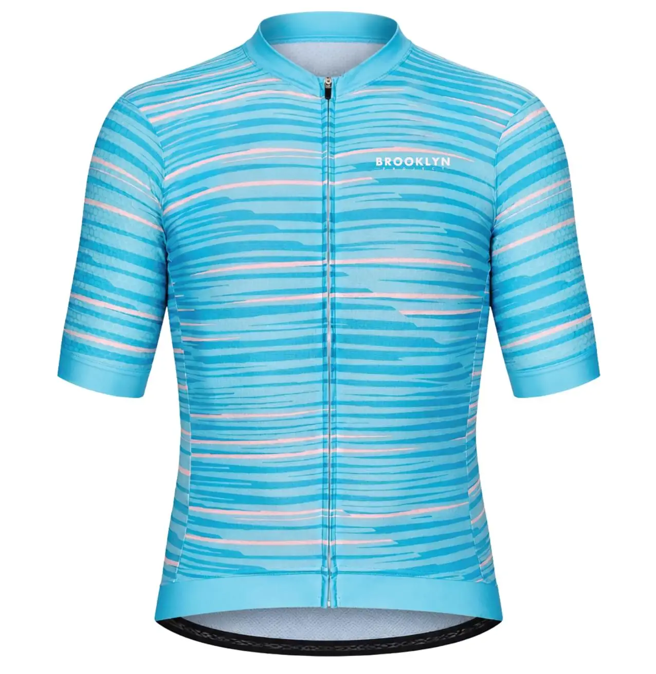 Mens-Elite-Cycling-Jersey--Light-Blue-Lightweight-Performance