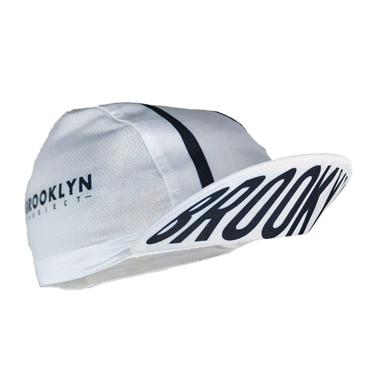 Lightweight White Cycling Cap - Moisture-Wicking & Breathable Mesh