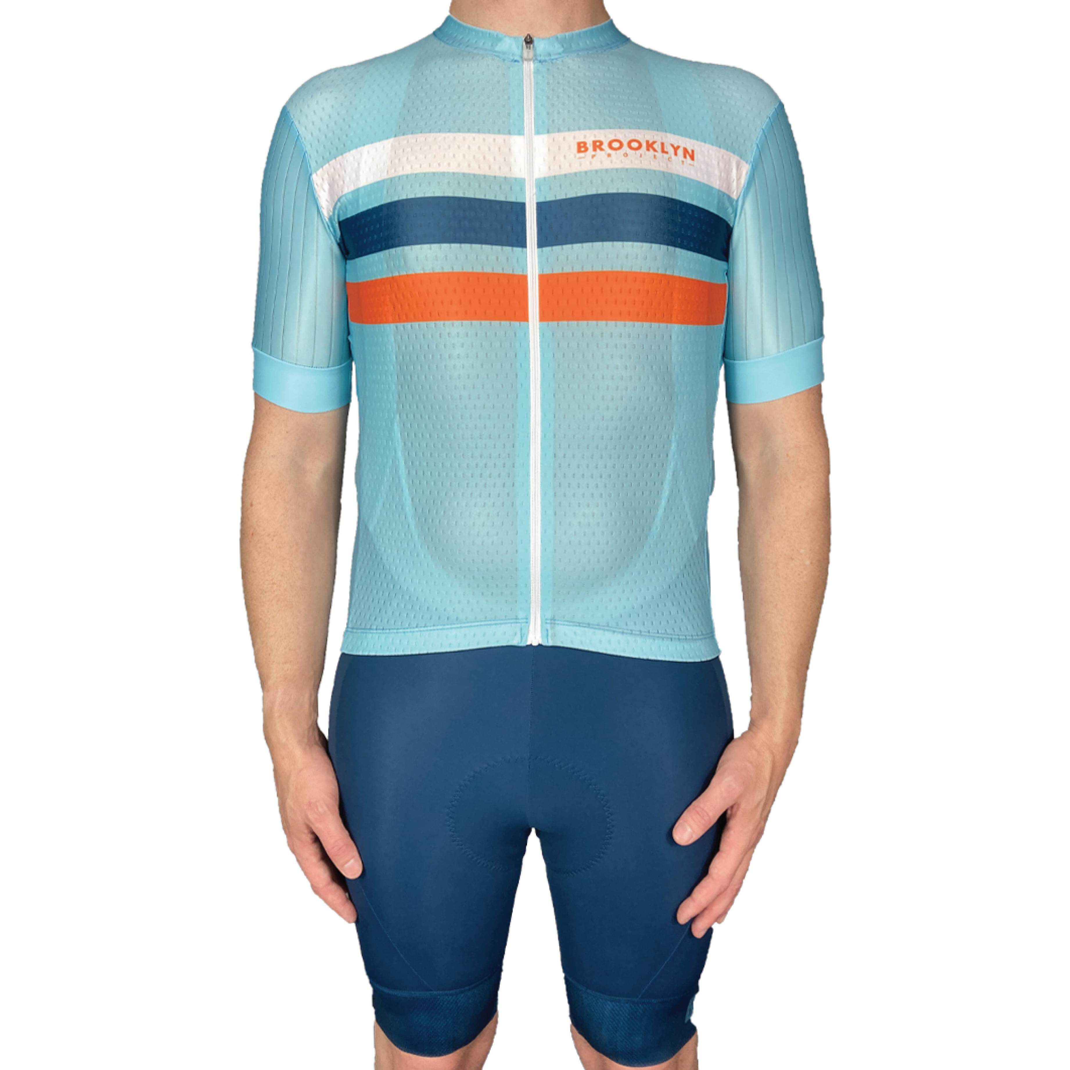 Pro Maximus Men's Cycling Bundle: Teal Jersey, Bib Shorts & Socks