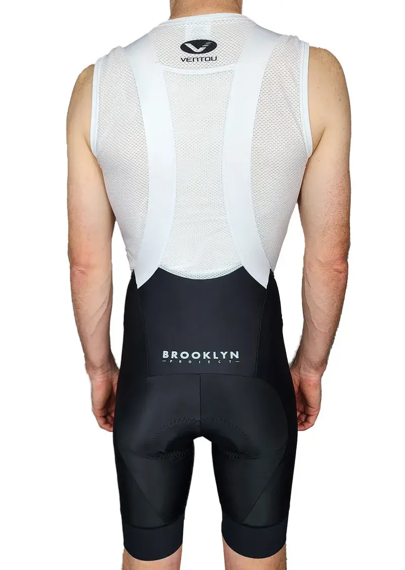 Men's Elite Performance Cycling Bibs - Premium Italian Fabric Black