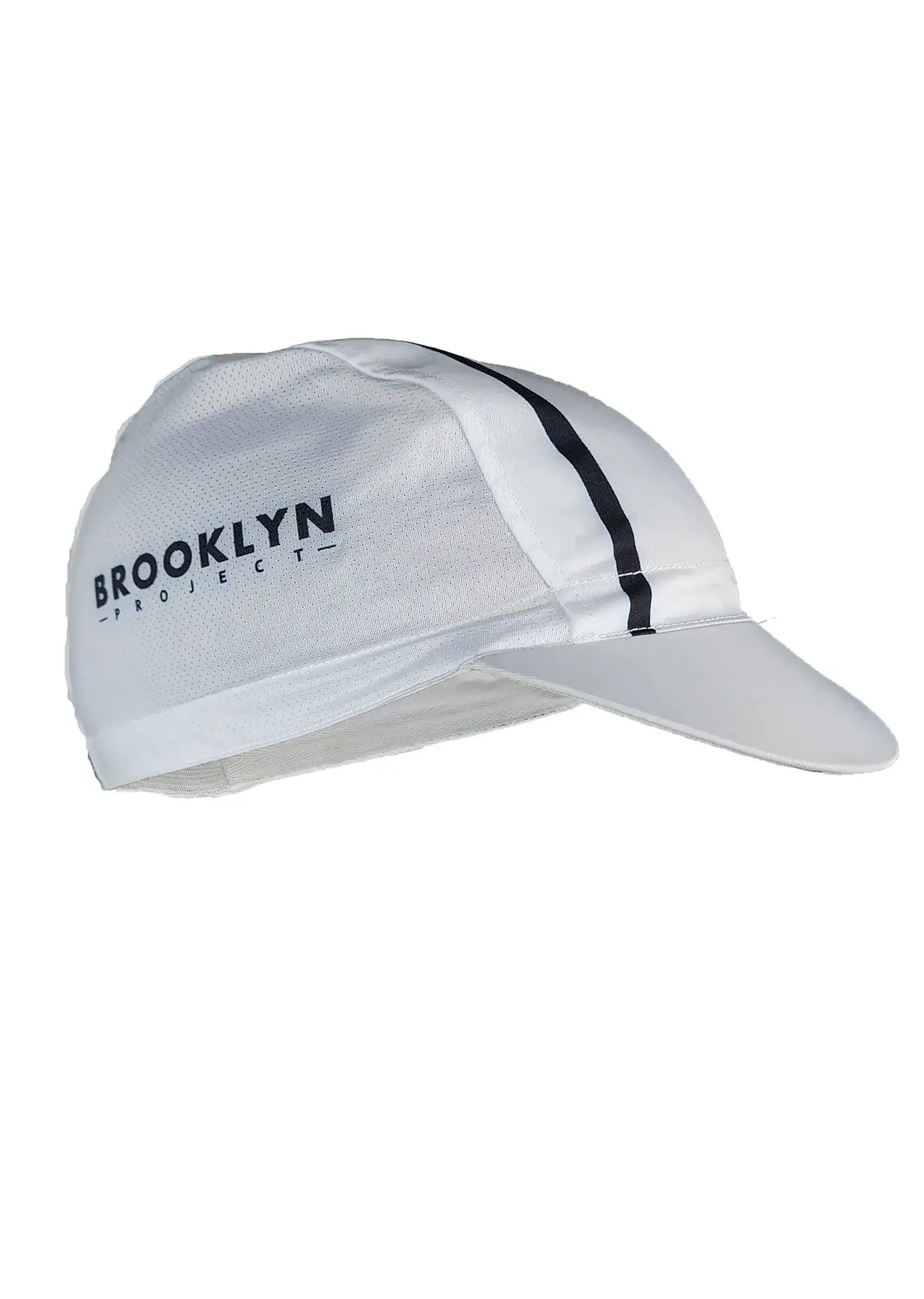 Lightweight White Cycling Cap - Moisture-Wicking & Breathable Mesh