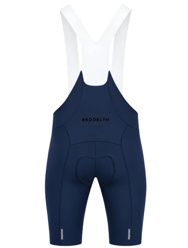 Men's Elite Performance Cycling Bibs - Premium Italian Fabric Navy