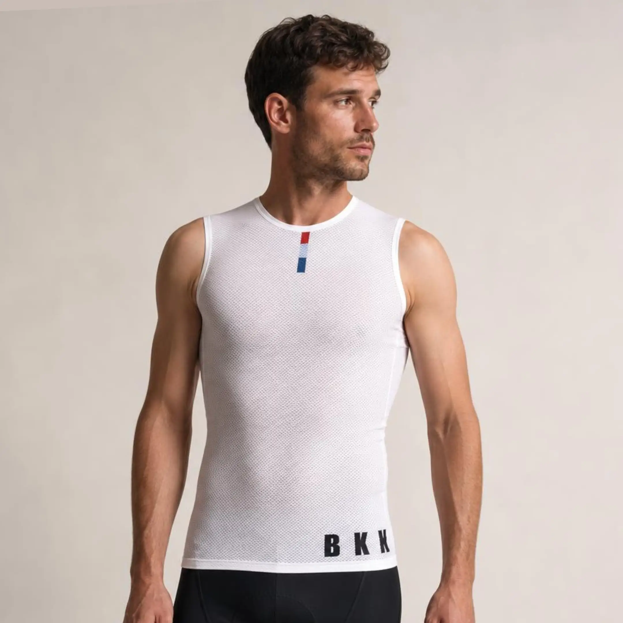 Men's Pro Mesh Undershirt – Breathable White Base Layer