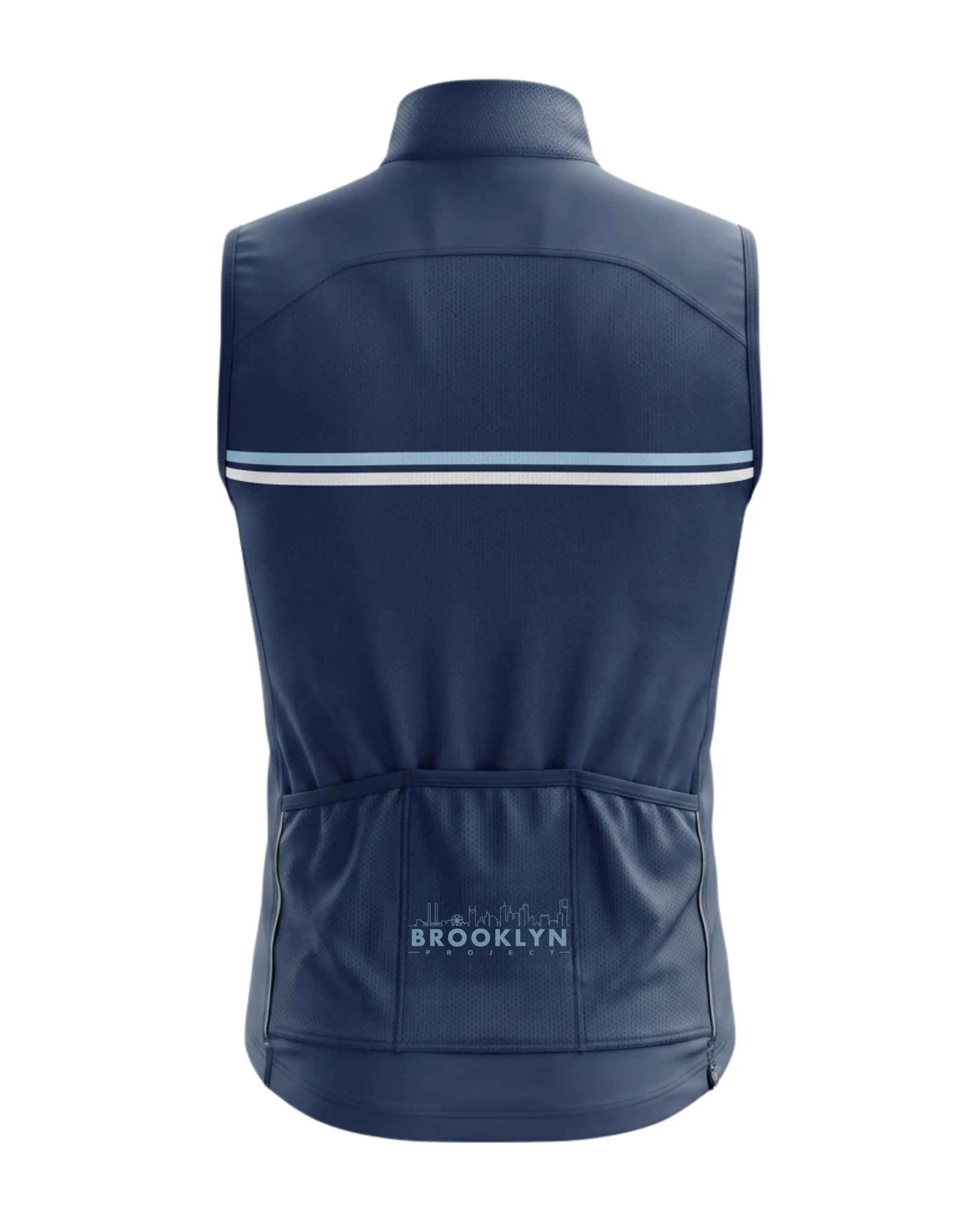 Men's Pro Water-Resistant Cycling Vest Gilet - Navy, Windproof