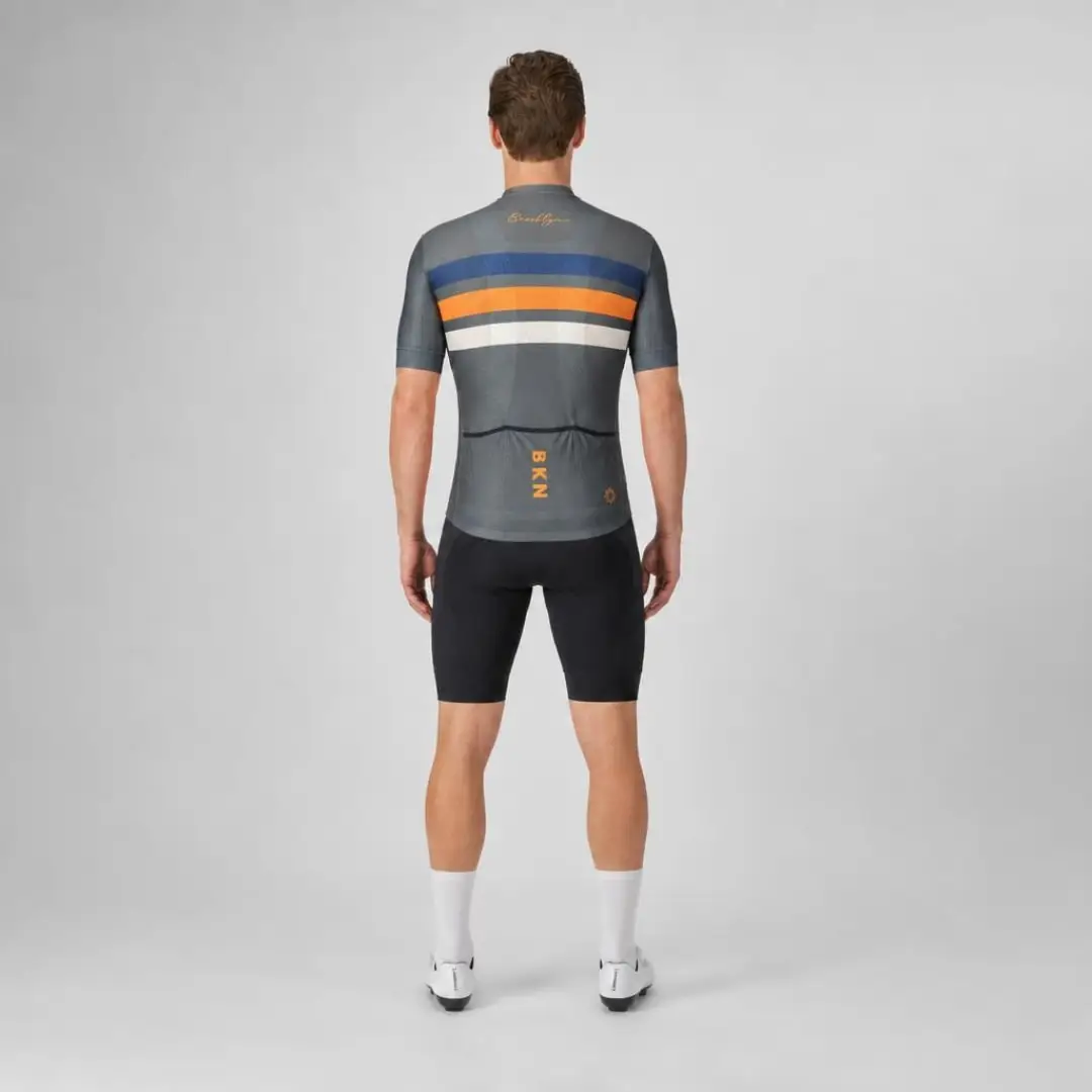 Men's Pro Cycling Jersey - Maximus Grey | Lightweight Performance