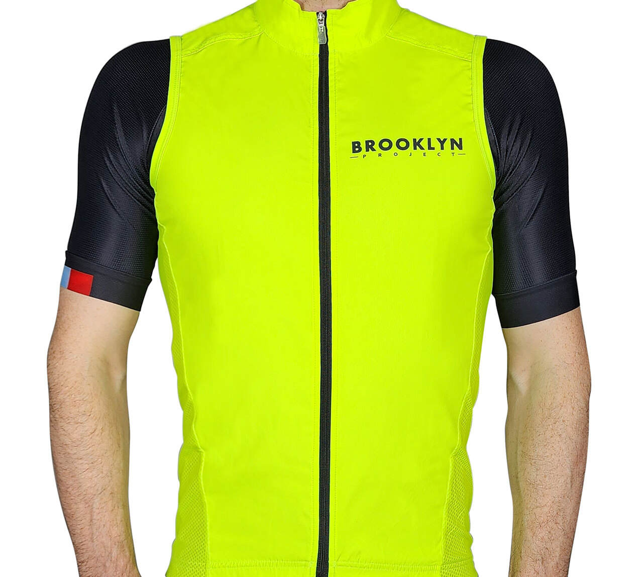 Men's Pro Water-Resistant Cycling Vest Gilet - Fluro, Windproof