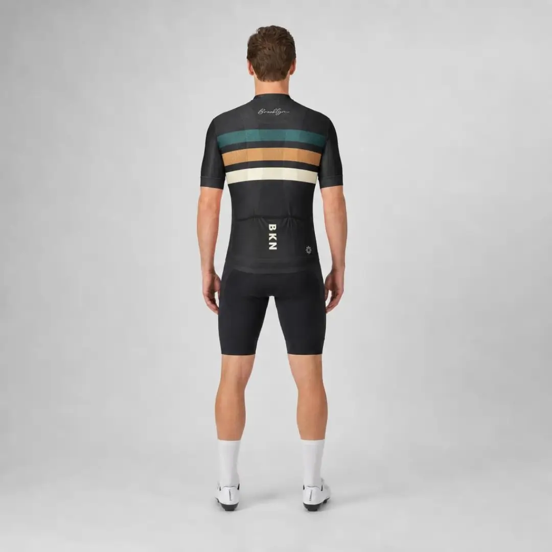 Men's Pro Cycling Jersey - Maximus Black | Lightweight Performance