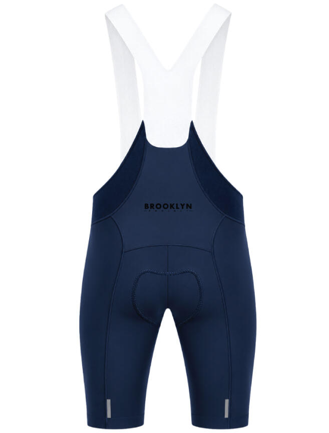 Men's Elite Performance Cycling Bibs - Premium Italian Fabric Navy