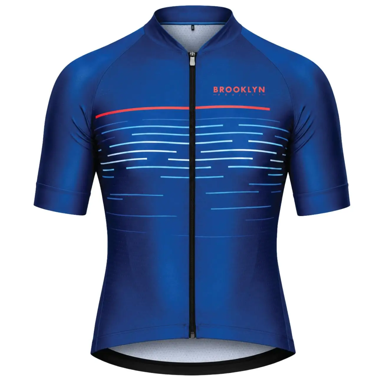 Mens-Pro-Cycling-Jersey---Navy-Pinstripe-Lightweight-Performance
