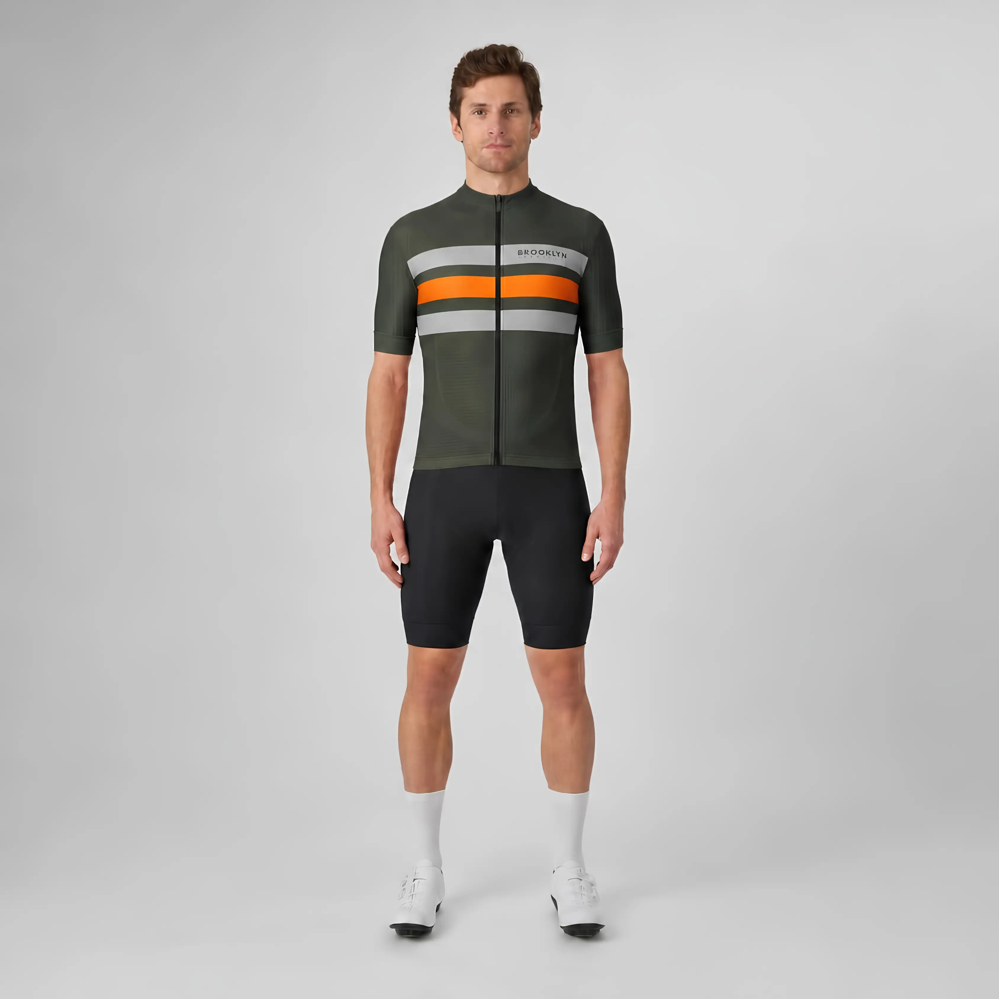 Men's Pro Cycling Jersey - Maximus Olive | Lightweight Performance